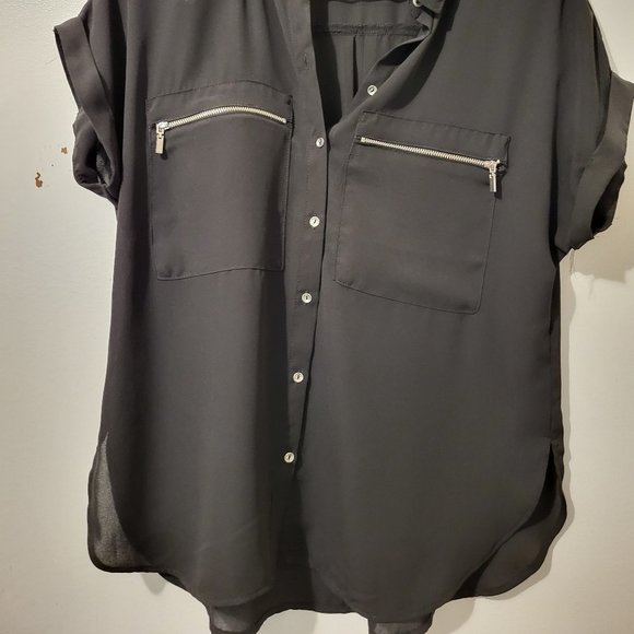 dynamite button up blouse - Picture 2 of 2